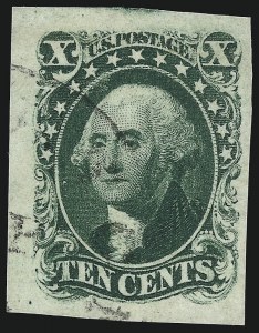 Sale Number 1078, Lot Number 80, 1c-12c 1851 Issue (Scott 5A-17)