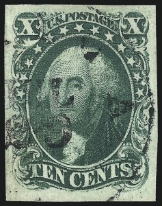 Sale Number 1078, Lot Number 81, 1c-12c 1851 Issue (Scott 5A-17)