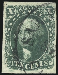 Sale 1078, Lot 84, 1c-12c 1851 Issue (Scott 5A-17)