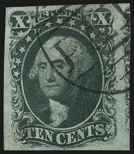 Sale 1078, Lot 87, 1c-12c 1851 Issue (Scott 5A-17)
