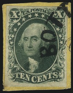Sale 1078, Lot 89, 1c-12c 1851 Issue (Scott 5A-17)