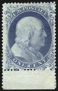 Sale 1078, Lot 95, 1c-90c 1857-60 Issue (Scott 19-39)