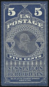 Sale 1079, Lot 2046, 1865 Issue Unused (Scott PR1-PR3)