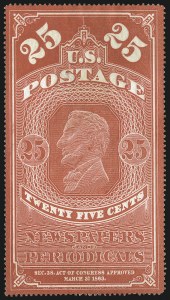 Sale 1079, Lot 2050, 1865 Issue Unused (Scott PR1-PR3)