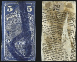 Sale 1079, Lot 2052, 1865 Issue Used