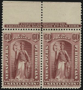 Sale 1079, Lot 2163, 1883 Special Printing, 1885 Issue (Scott PR80-PR89)