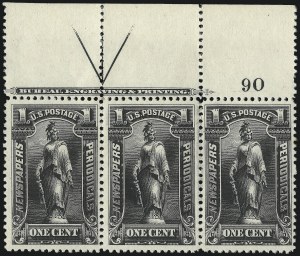 Sale 1079, Lot 2186, 1895 Unwatermarked Issue Unused (Scott PR102-PR113)