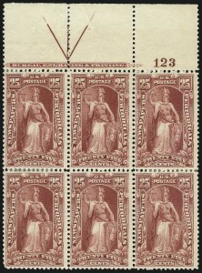 Sale 1079, Lot 2199, 1895 Unwatermarked Issue Unused (Scott PR102-PR113)