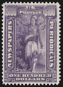 Sale 1079, Lot 2207, 1895 Unwatermarked Issue Unused (Scott PR102-PR113)