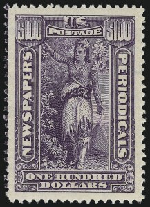 Sale 1079, Lot 2214, 1895-97 Watermarked Issue Unused (Scott PR114-PR125)