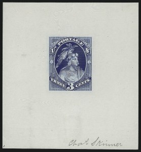 Sale 1082, Lot 109, Essays and Proofs: 1870-88 Bank Note Issues