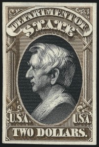 Sale 1082, Lot 239, Essays and Proofs: Officials cont., Atlanta Trial Color Proofs