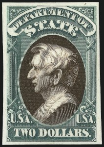 Sale 1082, Lot 241, Essays and Proofs: Officials cont., Atlanta Trial Color Proofs