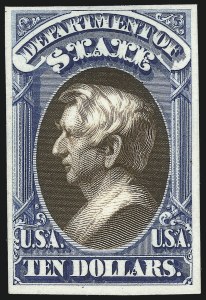 Sale 1082, Lot 256, Essays and Proofs: Officials cont., Atlanta Trial Color Proofs