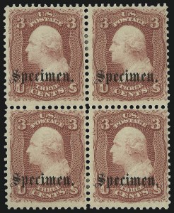 Sale 1082, Lot 281, Essays and Proofs: Specimen Overprints