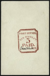 Sale 1082, Lot 306, Postmasters Provisionals