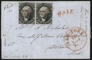 Sale 1082, Lot 309, Postmasters Provisionals