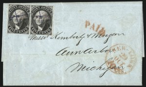 Sale 1082, Lot 310, Postmasters Provisionals