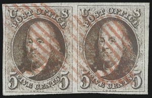 Sale 1082, Lot 321, 1847 Issue