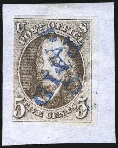 Sale 1082, Lot 323, 1847 Issue