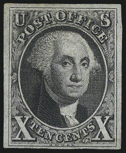 Sale 1082, Lot 324, 1847 Issue