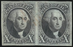 Sale 1082, Lot 325, 1847 Issue
