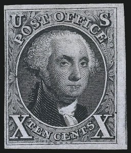 Sale 1082, Lot 327, 1847 Issue