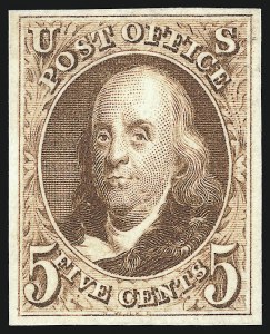 Sale 1082, Lot 328, 1847 Issue