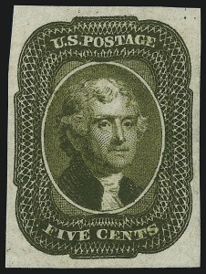 Sale 1082, Lot 33, Essays and Proofs: 1851-57 Issue