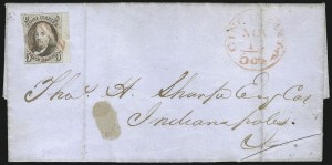 Sale 1082, Lot 331, 1847 Issue