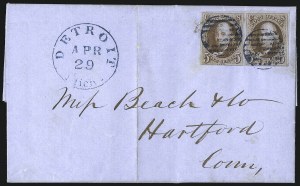 Sale 1082, Lot 332, 1847 Issue