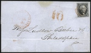 Sale 1082, Lot 335, 1847 Issue