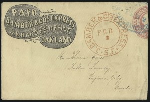 Sale 1082, Lot 538, Carriers and Locals thru Revenues