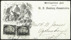 Sale 1082, Lot 556, Sanitary Fairs and Civil War Patriotics