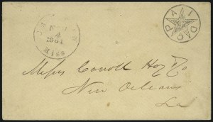 Sale 1082, Lot 574, Confederate States: Postmasters Provisionals
