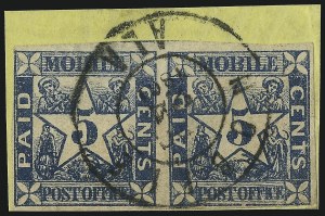 Sale 1082, Lot 586, Confederate States: Postmasters Provisionals