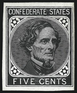 Sale 1082, Lot 602, Confederate States: Essays and Proofs, General Issues