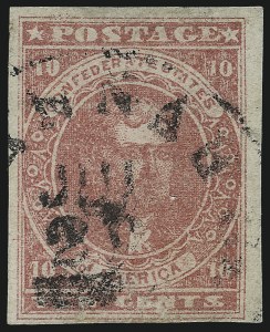 Sale 1082, Lot 607, Confederate States: Essays and Proofs, General Issues