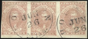 Sale 1082, Lot 608, Confederate States: Essays and Proofs, General Issues