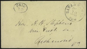 Sale 1082, Lot 630, Confederate States: Essays and Proofs, General Issues