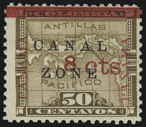 Sale 1082, Lot 639, United States Possessions: Canal Zone thru Guam