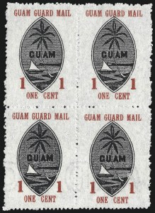 Sale 1082, Lot 656, United States Possessions: Canal Zone thru Guam