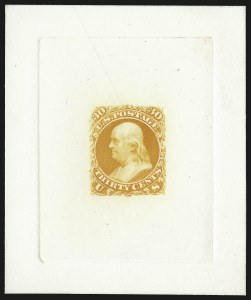 Sale 1082, Lot 76, Essays and Proofs: 1861-66 Issue