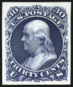 Sale 1082, Lot 84, Essays and Proofs: 1861-66 Issue