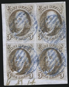 Sale 1084, Lot 3002, 5c-10c 1847 Issue Stamps (Scott 1-2)