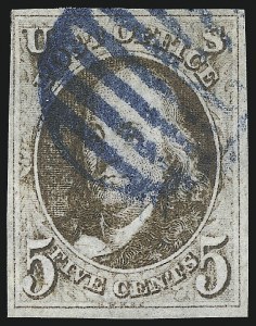 Sale 1084, Lot 3006, 5c-10c 1847 Issue Stamps (Scott 1-2)