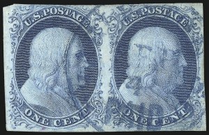 Sale 1084, Lot 3036, 1c 1851-56 Issue (Scott 5-9)
