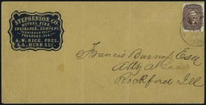 Sale 1084, Lot 3058, 3c-12c 1851-56 Issue (Scott 10-17)