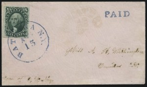 Sale 1084, Lot 3067, 3c-12c 1851-56 Issue (Scott 10-17)