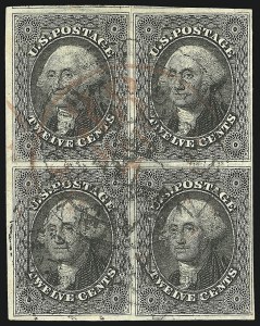Sale 1084, Lot 3082, 3c-12c 1851-56 Issue (Scott 10-17)